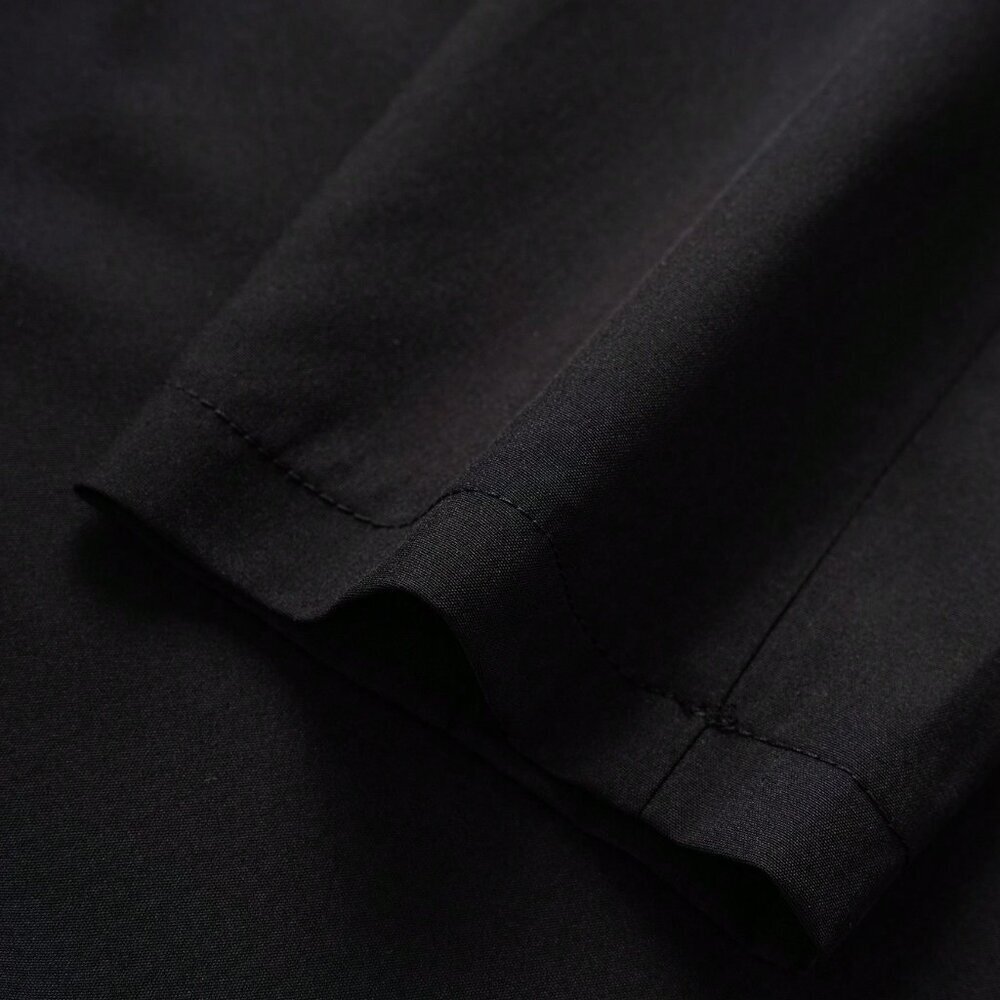 Black Elegant Women's Casual Long Button Coat For Summer - Picture 6 of 7